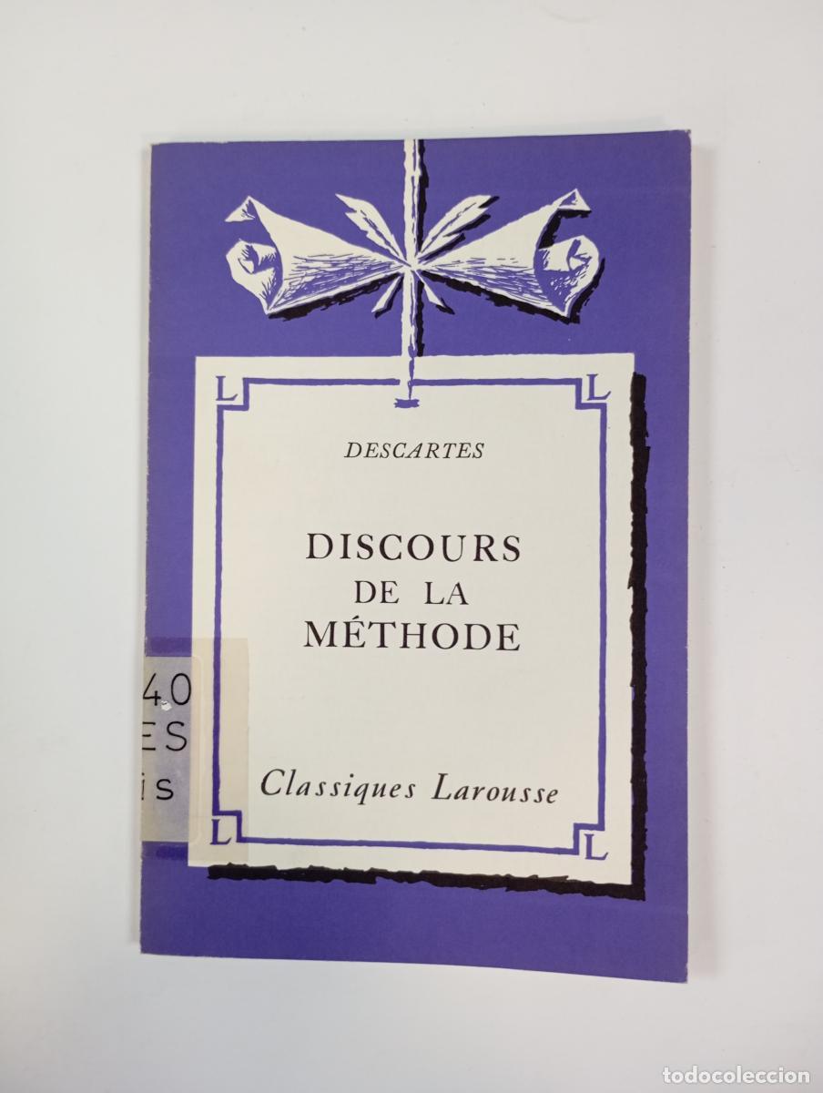 Libros: DISCOURS DE LA METHODE. - DESCARTES. TDK928 - Foto 1