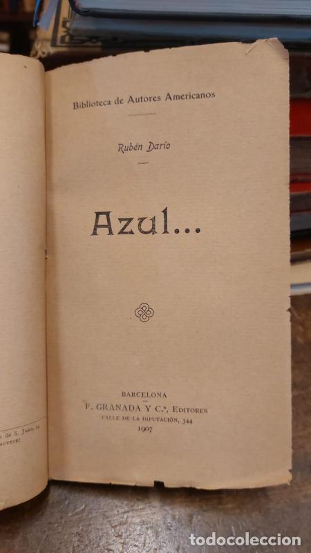 Libros: AZUL... - DARIO, RUB&Eacute;N. - Foto 2