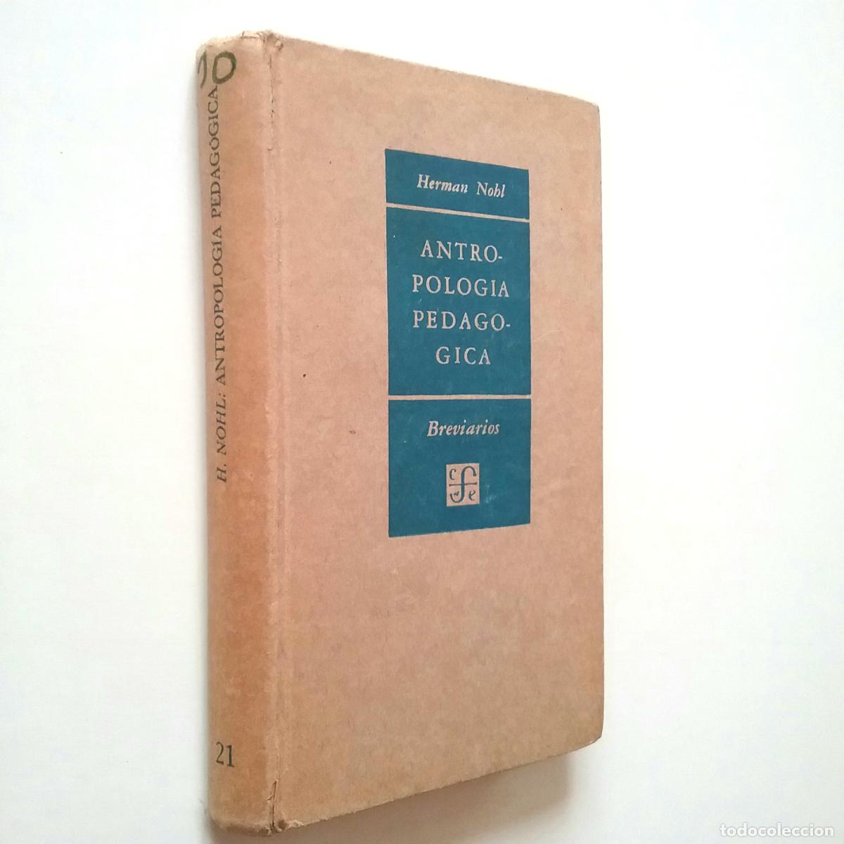 Libros: Herman Nohl - Antropolog&iacute;a pedag&oacute;gica - Foto 1