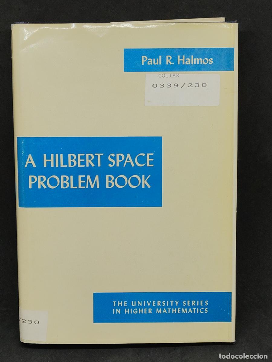 Libros: A HILBERT SPACE - PROBLEM BOOK - PAUL R. HALMOS - TDK233 - Foto 1