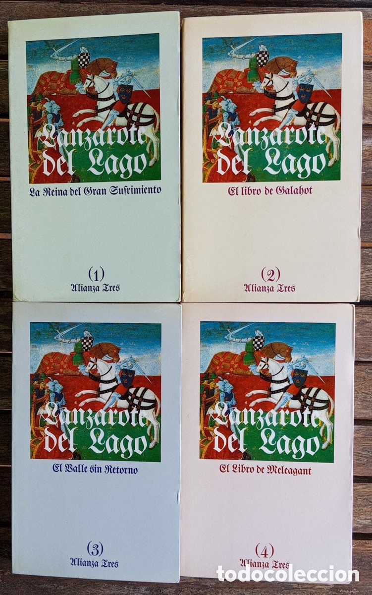Libros: Lanzarote del Lago. 4 Vol. Autor: An&oacute;nimo. - Foto 2