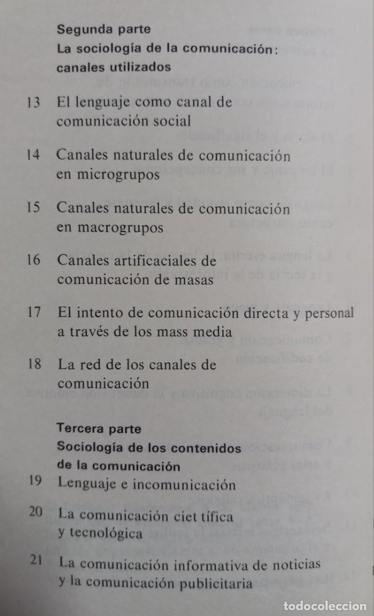 Libros: La comunicaci&oacute;n humana. - ARANGUREN, Jos&eacute; Luis L.: - Foto 5