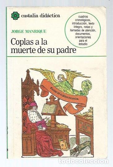 Libros: COPLAS A LA MUERTE DE SU PADRE - MANRIQUE, JORGE - Foto 1