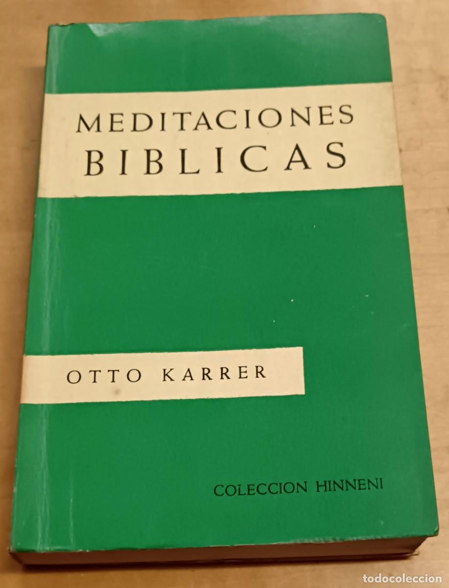 Libros: Meditaciones b&iacute;blicas - KARRER, OTTO - Foto 1