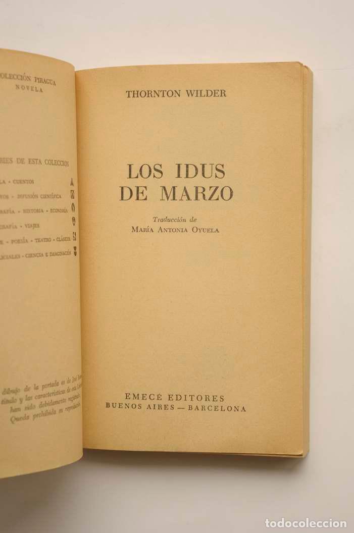 Libros: Los idus de Marzo - WILDER, Thornton - Foto 2