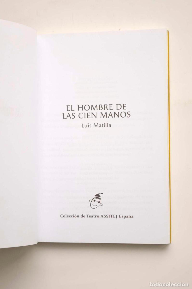 Libros: El hombre de las cien manos - MATILLA, Luis - Foto 2