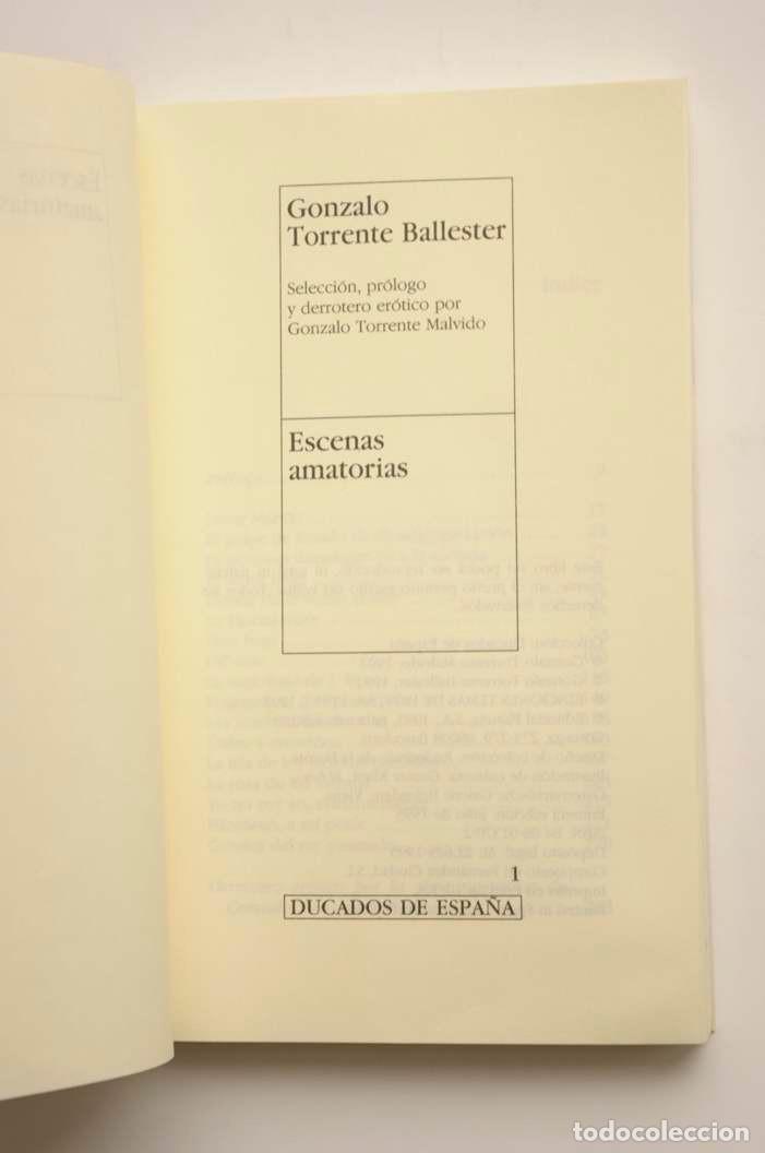 Libros: Escenas amatorias - TORRENTE BALLESTER, Gonzalo - Foto 2
