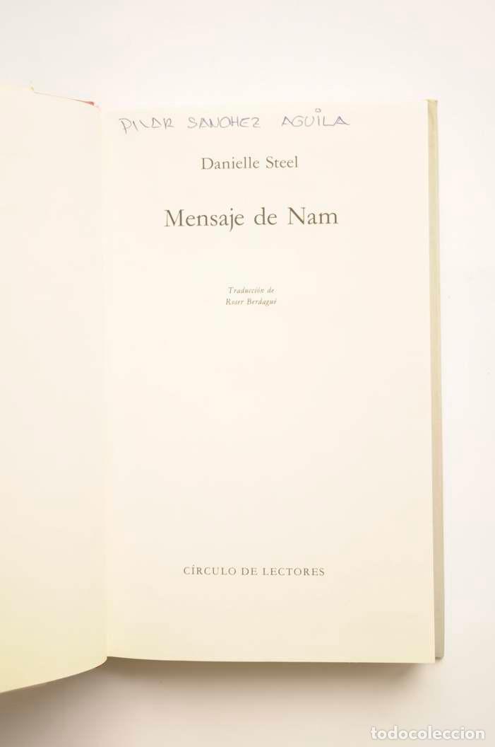 Libros: Mensaje de Nam - STEEL, Danielle - Foto 3