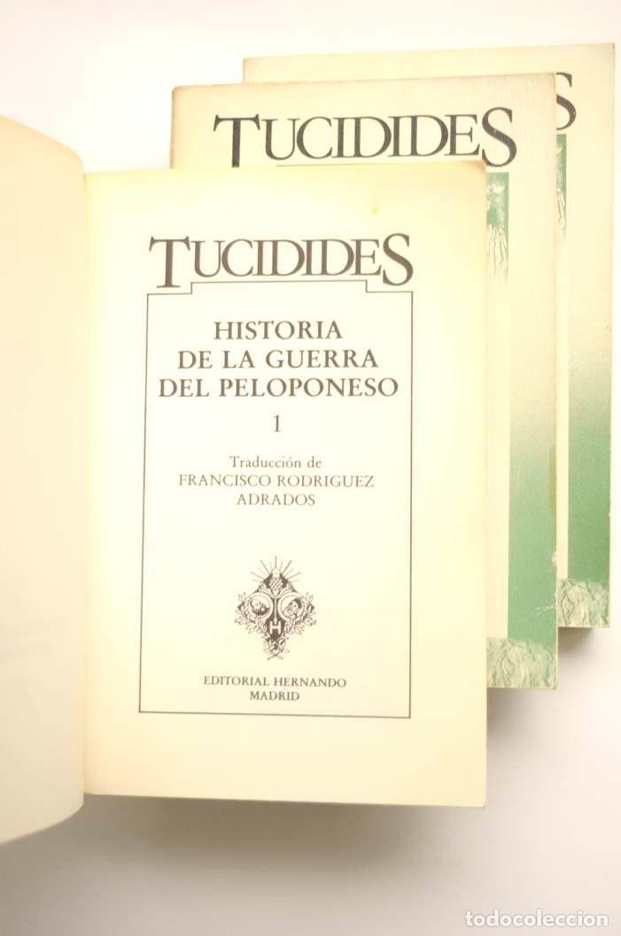 Libros: Historia de la Guerra del Peloponeso - TUC&Iacute;DIDES - Foto 3