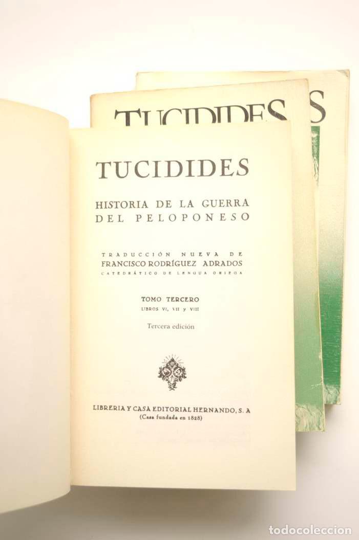 Libros: Historia de la Guerra del Peloponeso - TUC&Iacute;DIDES - Foto 8