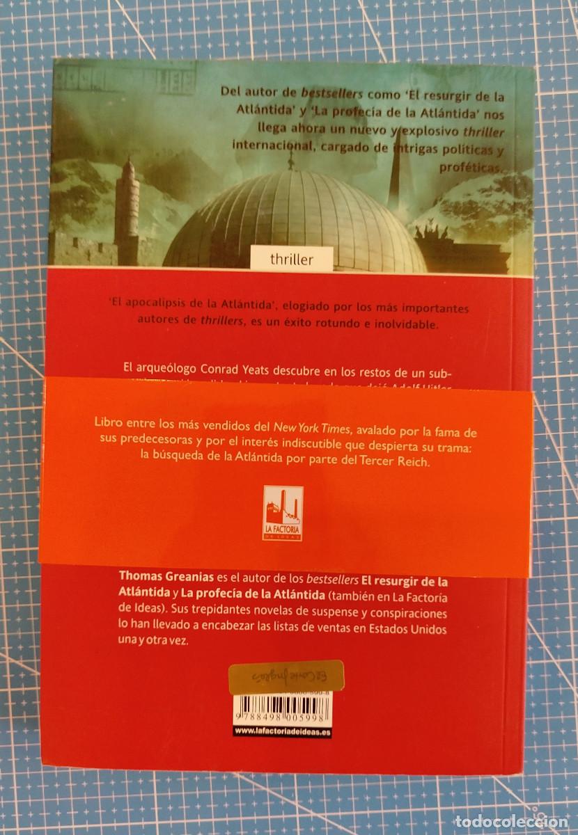 Libros: El Apocalipsis de la Atl&aacute;ntida. Thomas Greanias. Primera Edici&oacute;n. - Foto 5