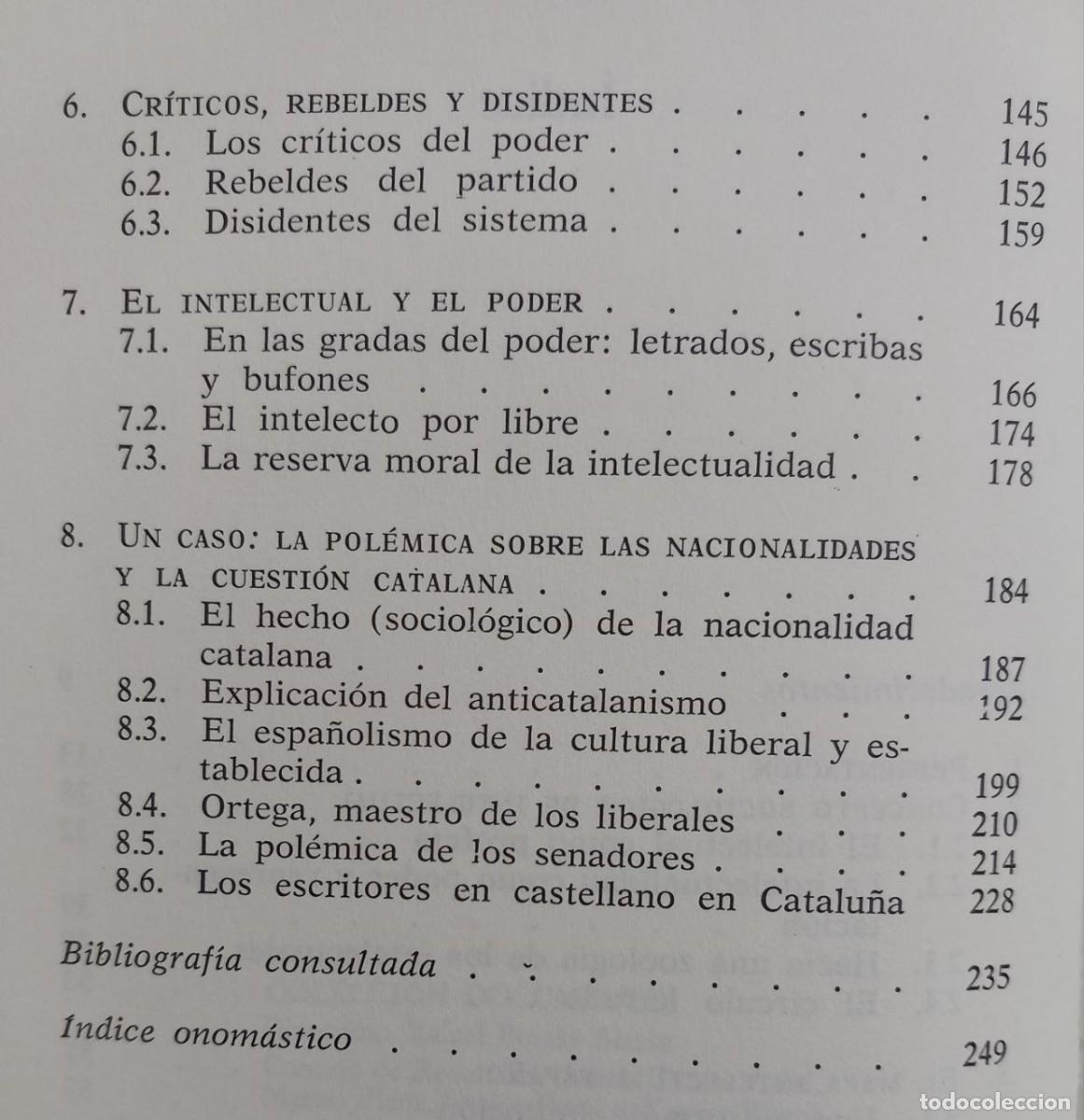 Libros: Los intelectuales bonitos. - MIGUEL, Amando de: - Foto 4