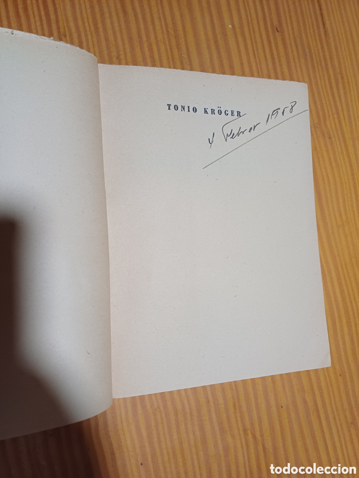 Libros: Tonio Kr&ouml;ger Thomas Mann Ediciones Siglo Veinte 1951 Buenos Aires - Foto 3