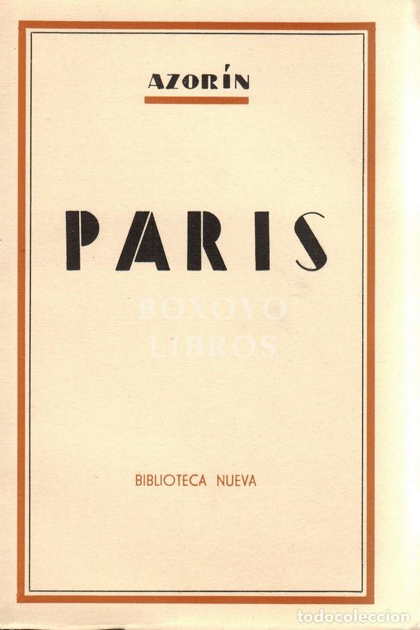 Libros: AZOR&Iacute;N. Par&iacute;s - Foto 1