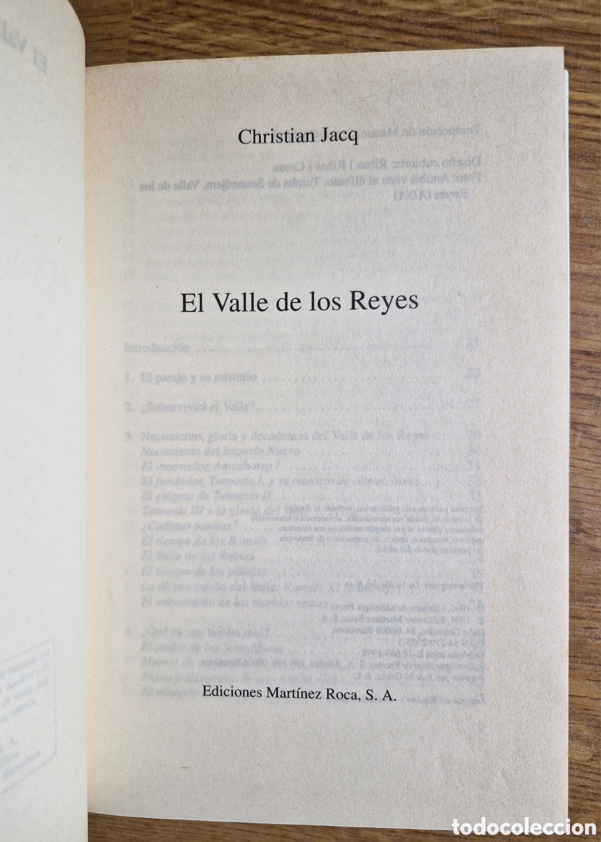 Libros: EL VALLE DE LOS REYES - Christian Jacq - Foto 2