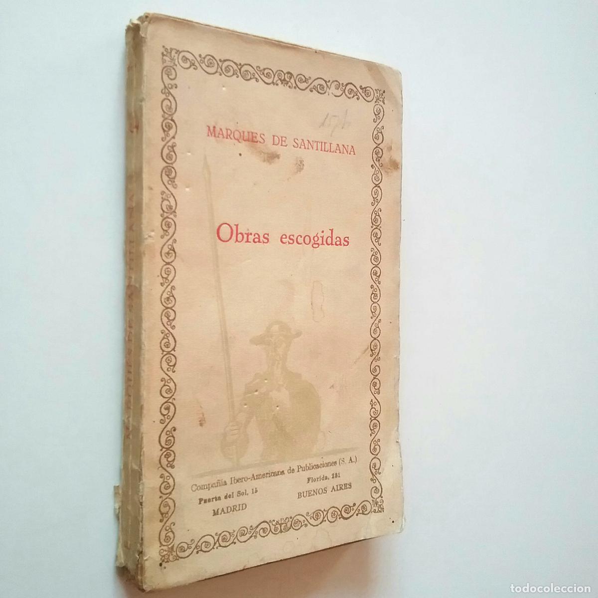 Libros: Marqu&eacute;s de Santillana - Obras escogidas - Foto 1