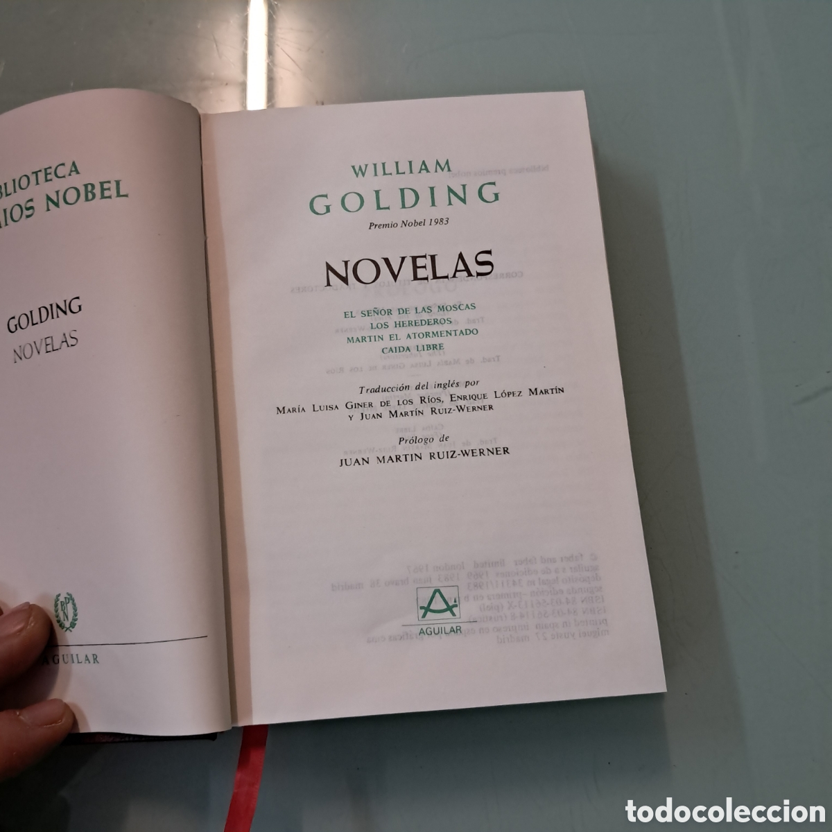 Libros: William Golding,Novelas, Aguilar - Foto 2