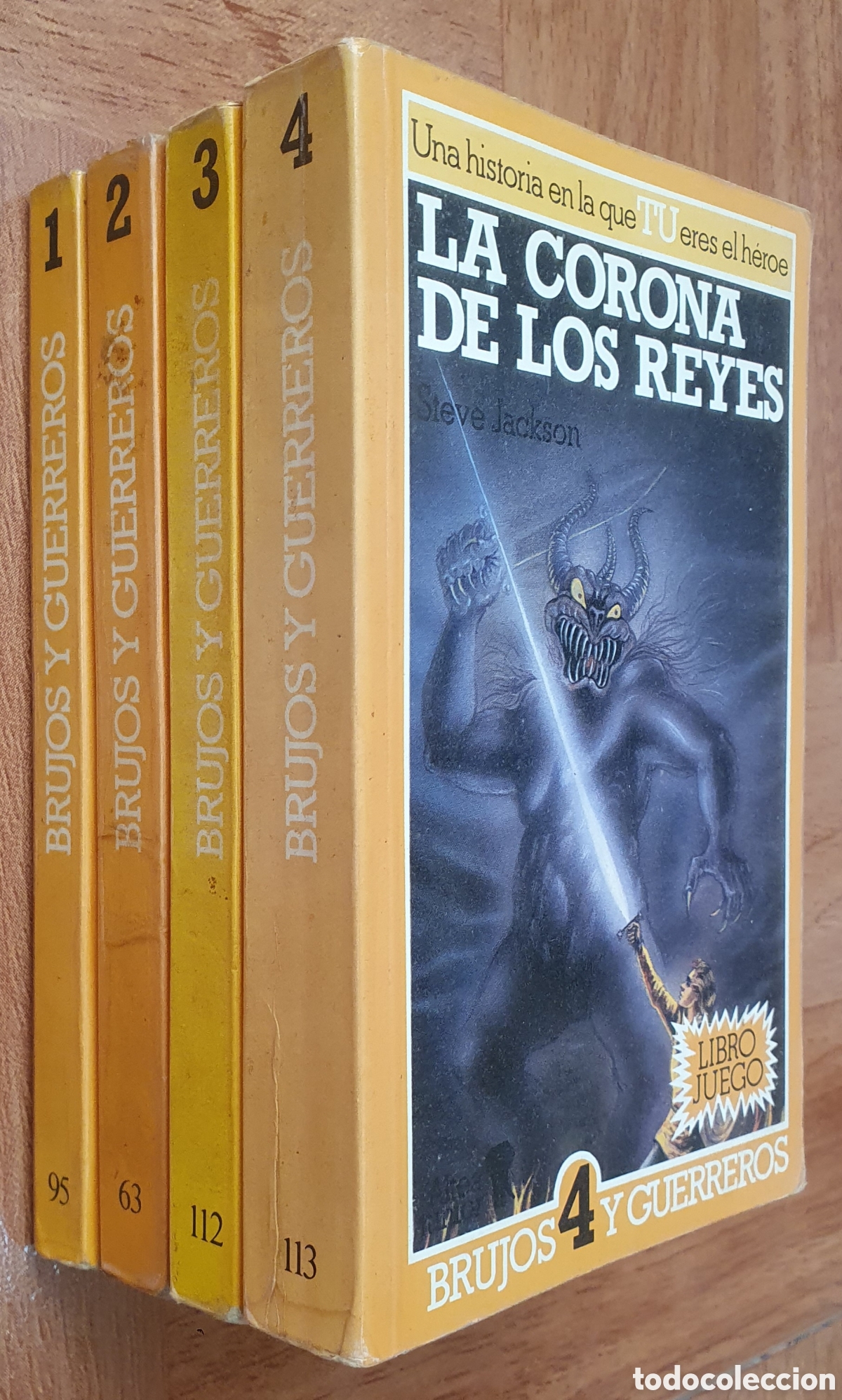 Libros: Brujos y Guerreros � 4 Libros � Completa � Altea Junior - Steve Jackson - Foto 2