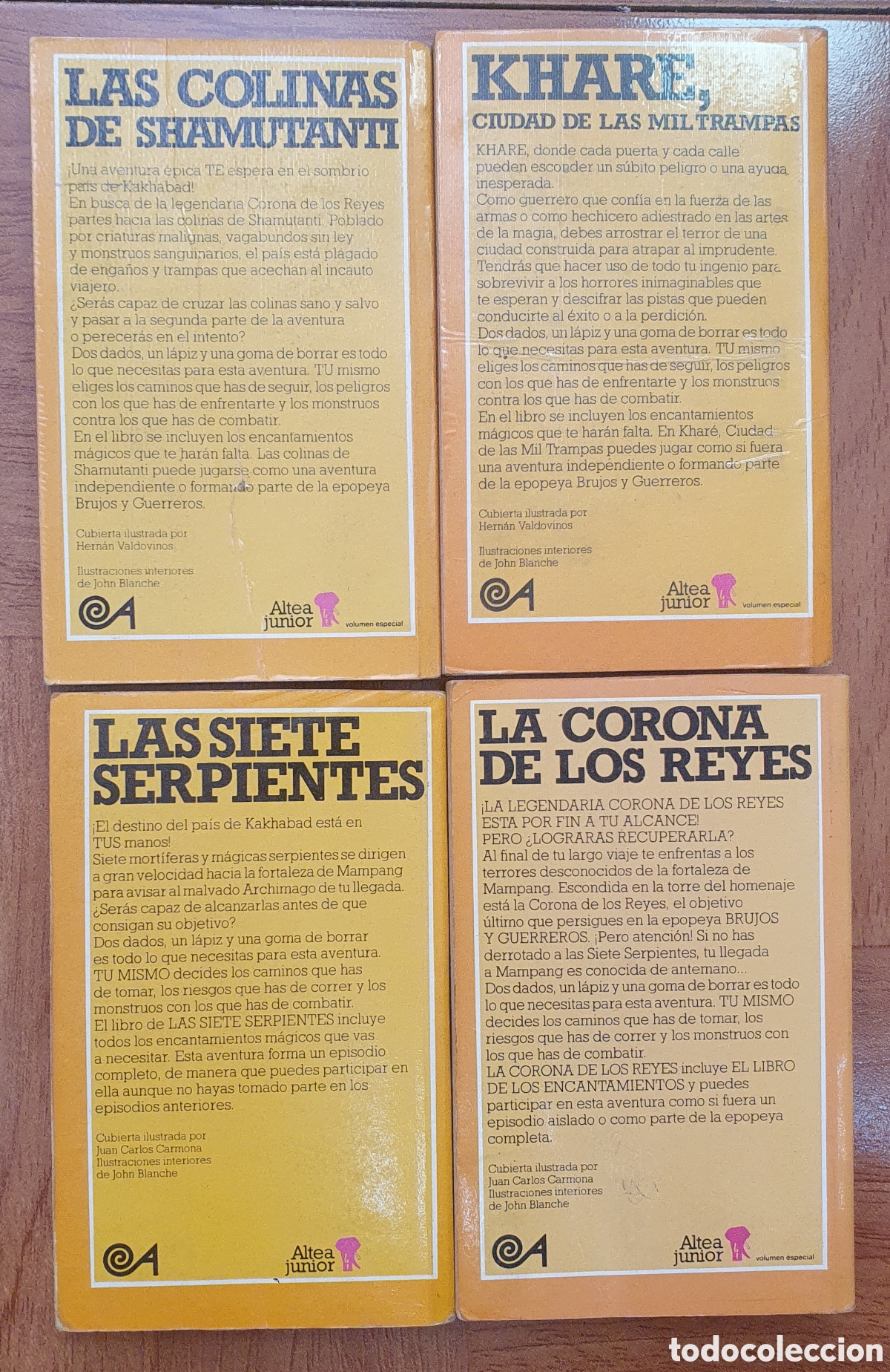 Libros: Brujos y Guerreros � 4 Libros � Completa � Altea Junior - Steve Jackson - Foto 4