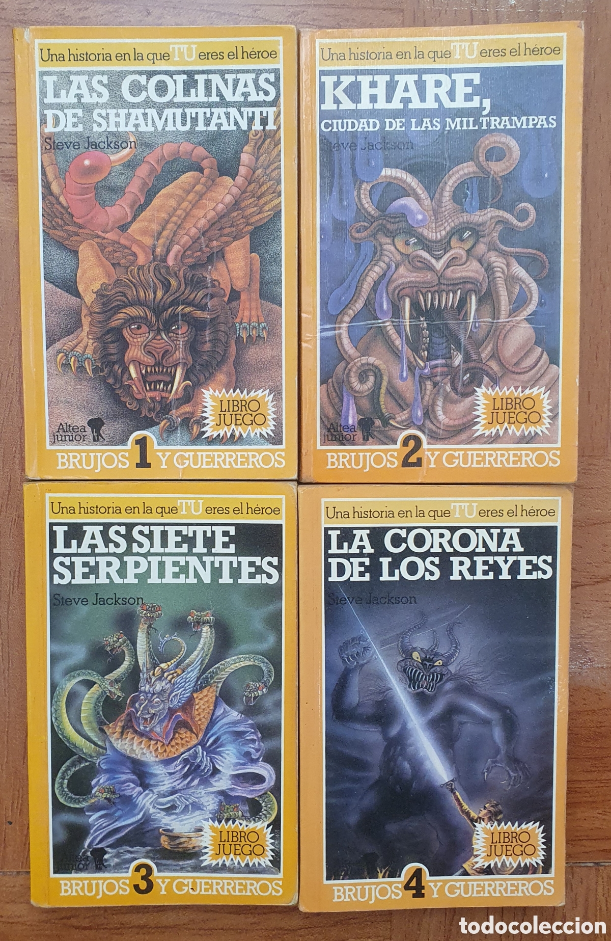 Libros: Brujos y Guerreros � 4 Libros � Completa � Altea Junior - Steve Jackson - Foto 1