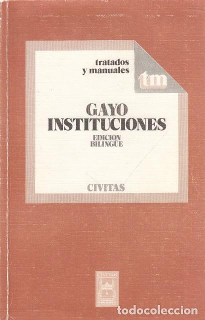 Libros: INSTITUCIONES - GAYO - Foto 1