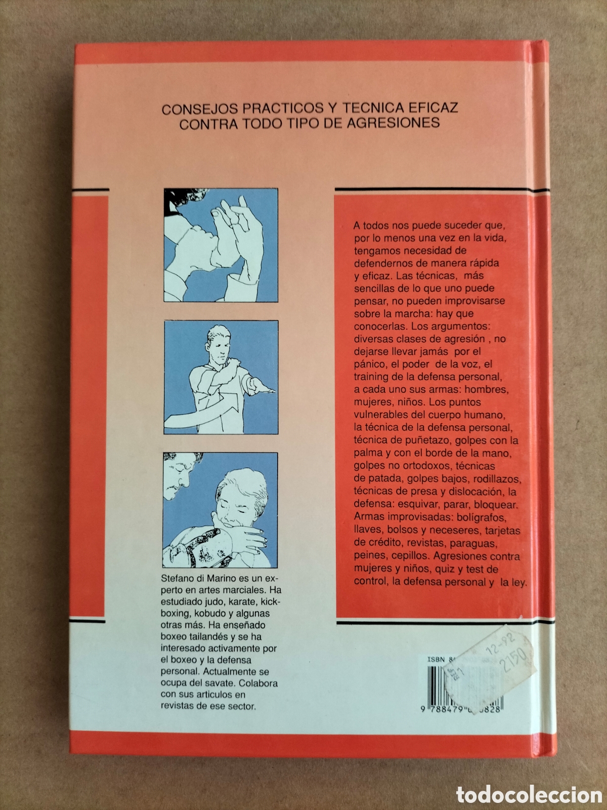 Libros: Manual tutor de autodefensa. Stefano Di Marino. Ediciones tutor. Libro - Foto 13