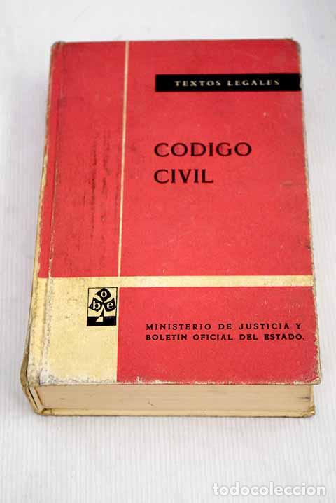 Libros: C&oacute;digo Civil: : Bolet&iacute;n Oficial del Estado. - Foto 1