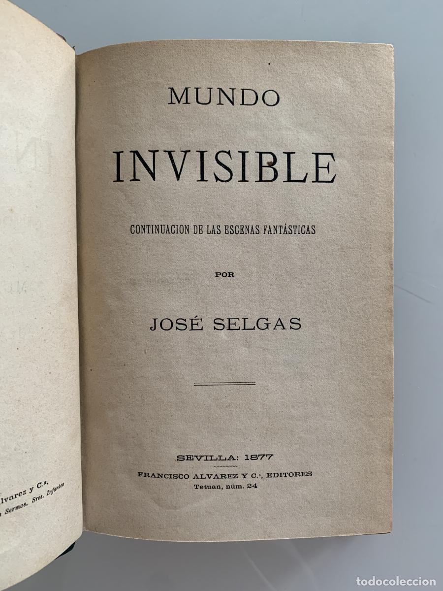 Libros: MUNDO INVISIBLE - Jos&eacute; Selgas - Foto 2