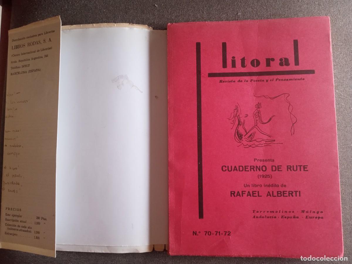Libros: CUADERNO DE RUTE (1925) libro in&eacute;dito, Rafael Alberti - Foto 2