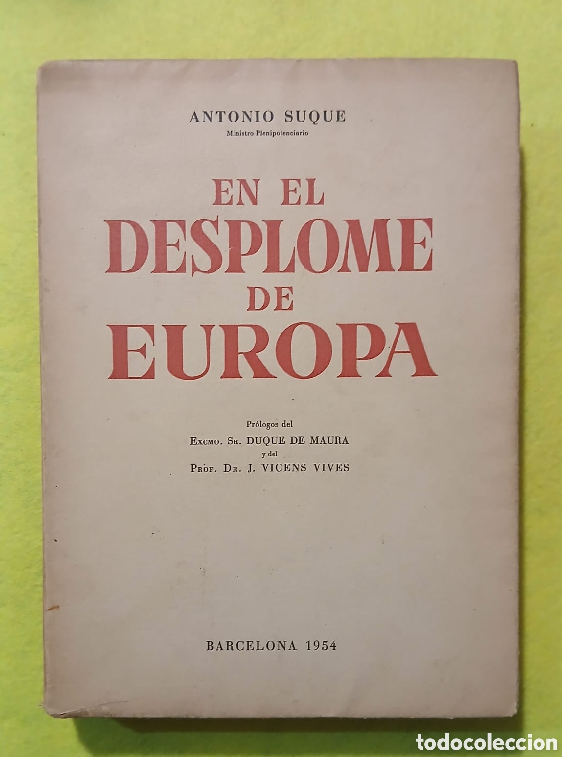 Libros: En el desplome de Europa - Foto 1
