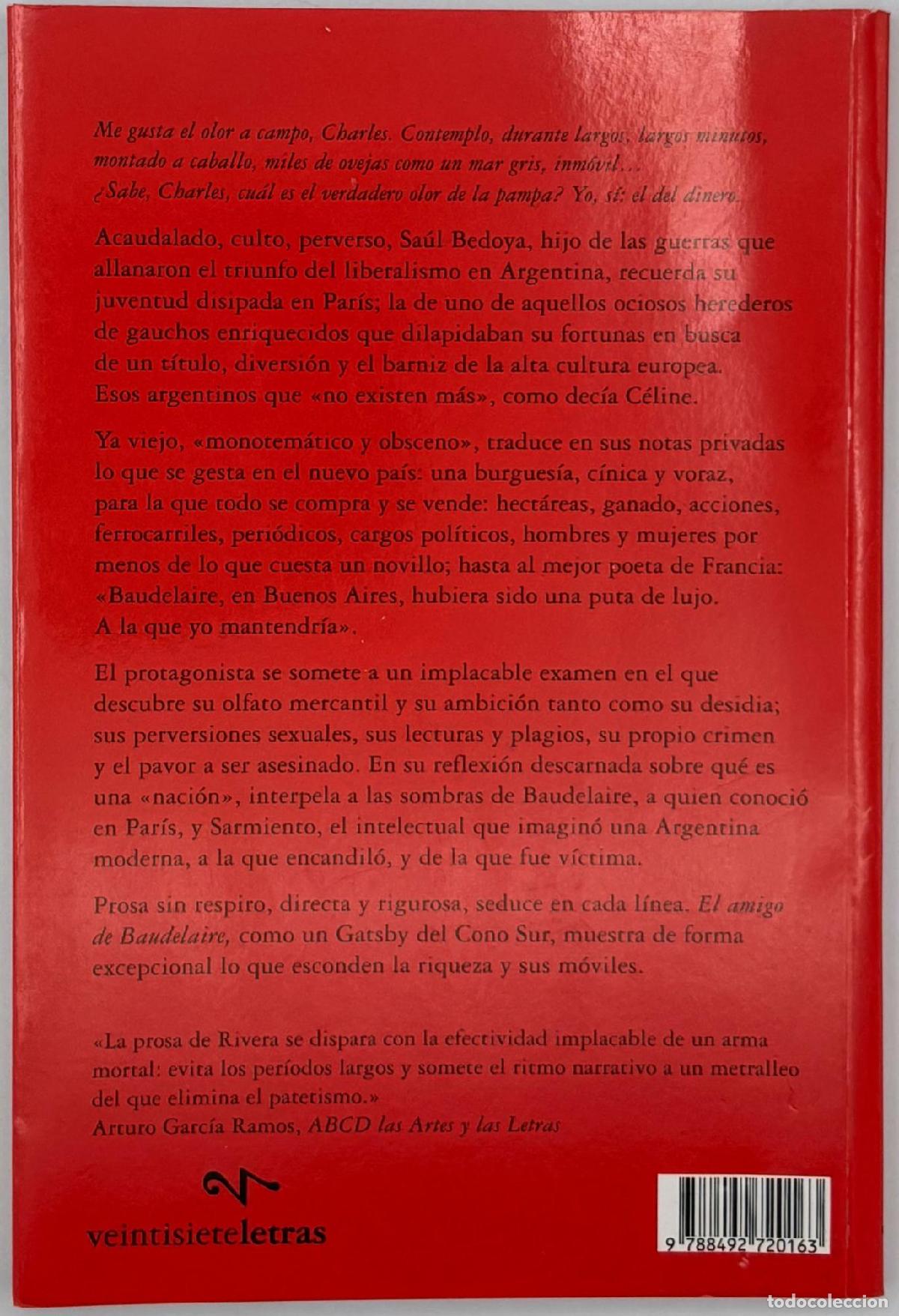 Libros: El amigo de Baudelaire - Rivera, Andr&eacute;s - Foto 2