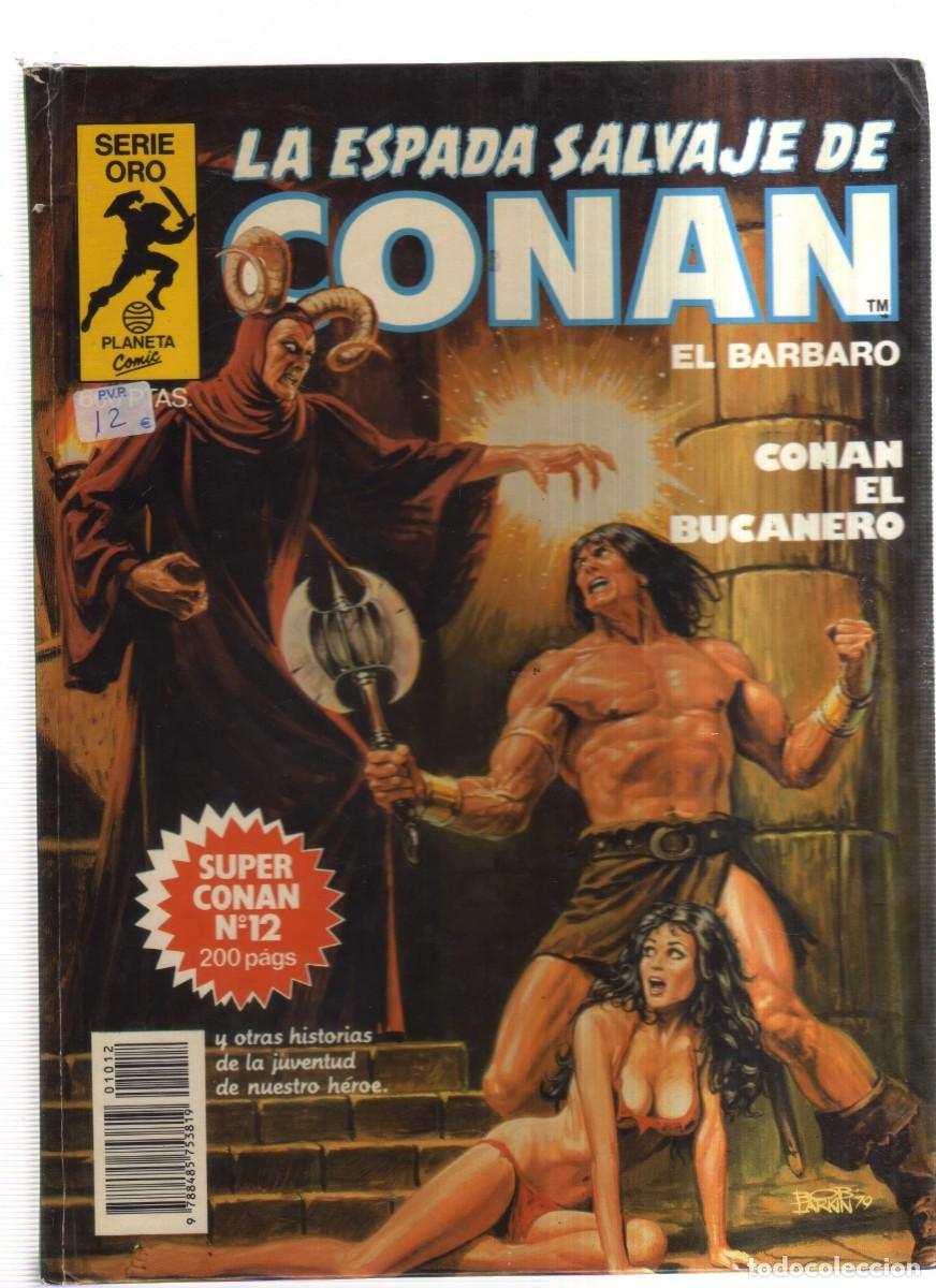 Libros: CONAN LA ESPADA SALVAJE SERIE ORO N,12 EL BARBARO - Foto 1