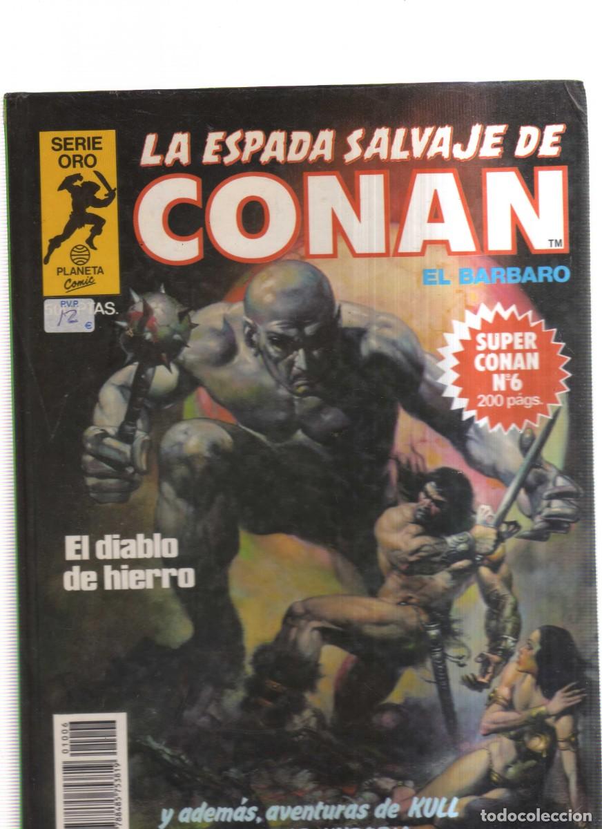 Libros: CONAN LA ESPADA SALVAJE SERIE ORO N,6 EL BARBARO - Foto 1