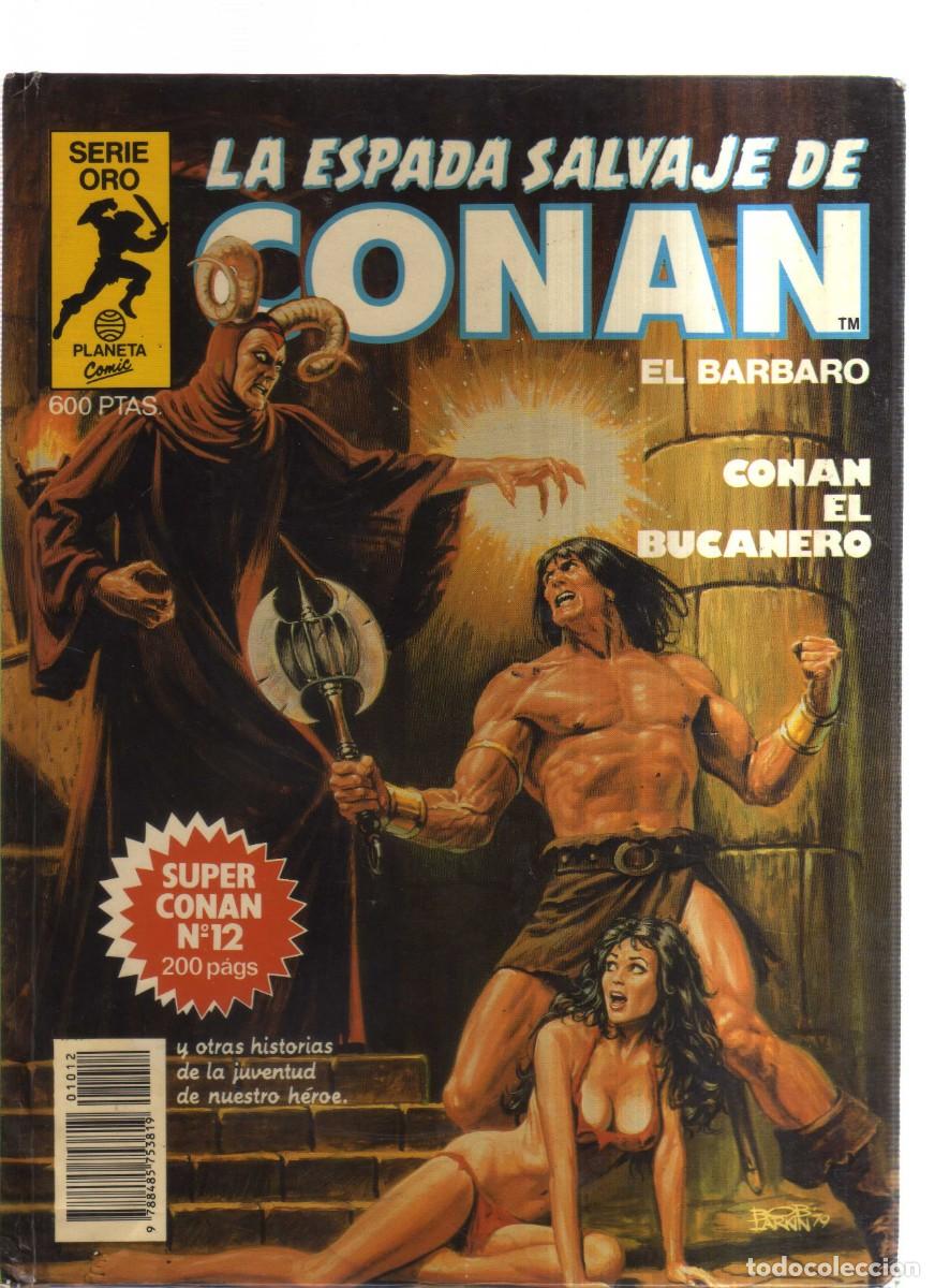 Libros: CONAN LA ESPADA SALVAJE SERIE ORO N,12 EL BARBARO - Foto 1