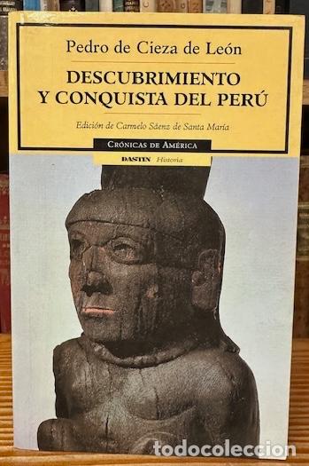 Libri di seconda mano: DESCUBRIMIENTO Y CONQUISTA DEL PERU. Edici&oacute;n de Carmelo S&aacute;enz de Santa Mar&iacute;a - CIEZA DE LEON, Pedro