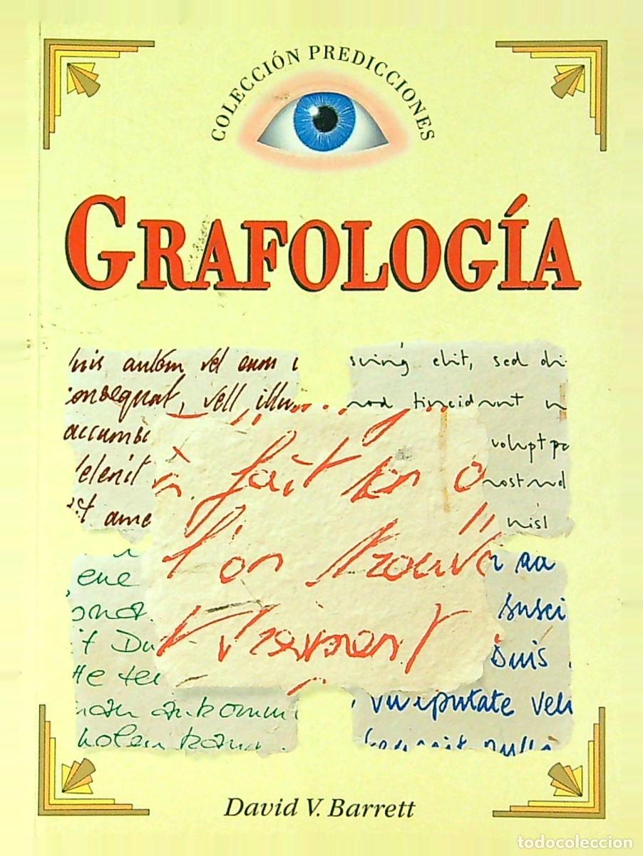 Libros: GRAFOLOG&Iacute;A - DAVID V. BARRETT - 1997 - Foto 1