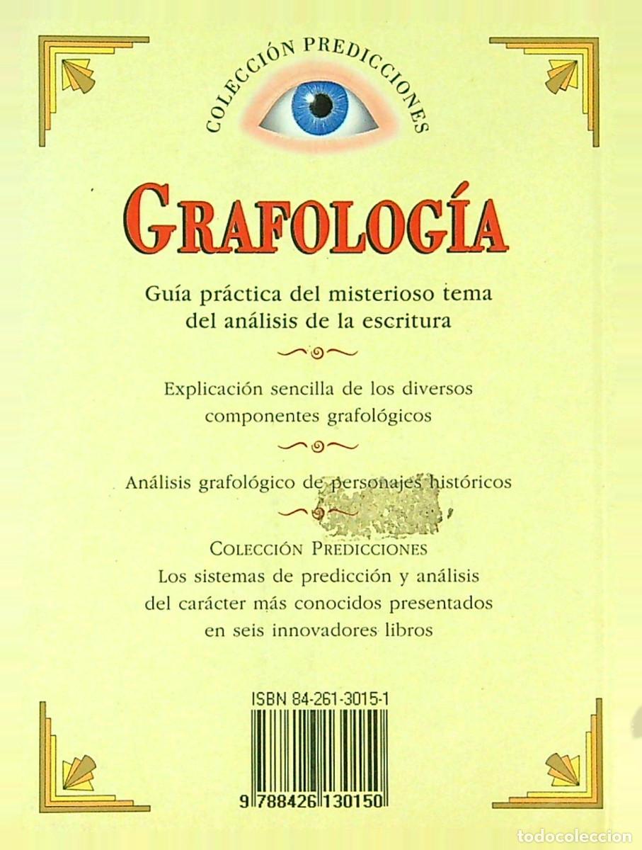 Libros: GRAFOLOG&Iacute;A - DAVID V. BARRETT - 1997 - Foto 4