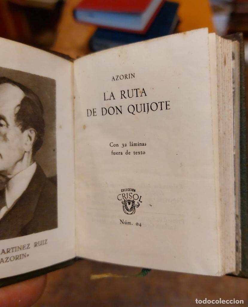 Libros: LA RUTA DE DON QUIJOTE. - AZORIN. - Foto 2