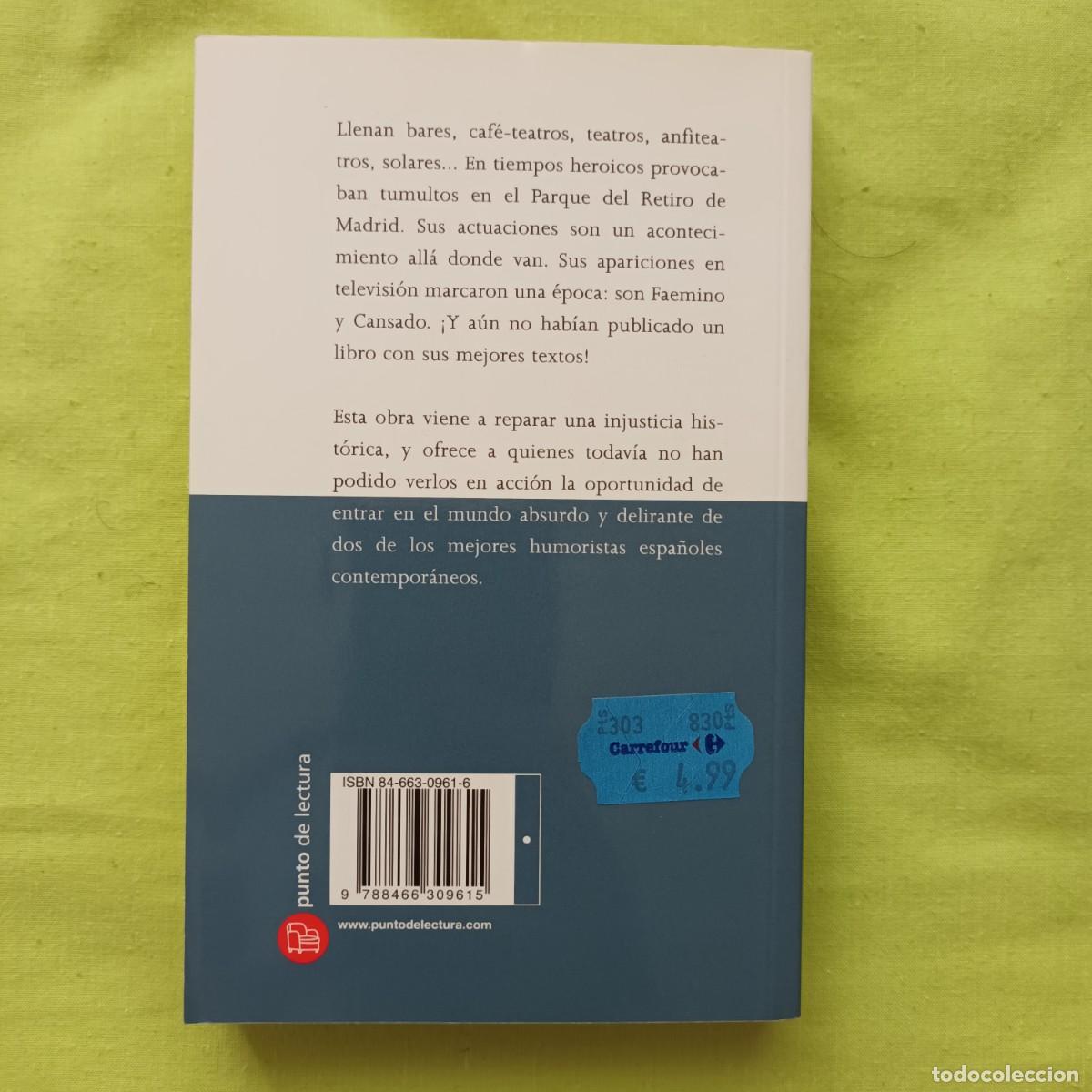 Libros: LIBRO TITULADO &rdquo;SIEMPRE PERDIENDO&rdquo; DE FAEMINO Y CANSADO - Foto 2