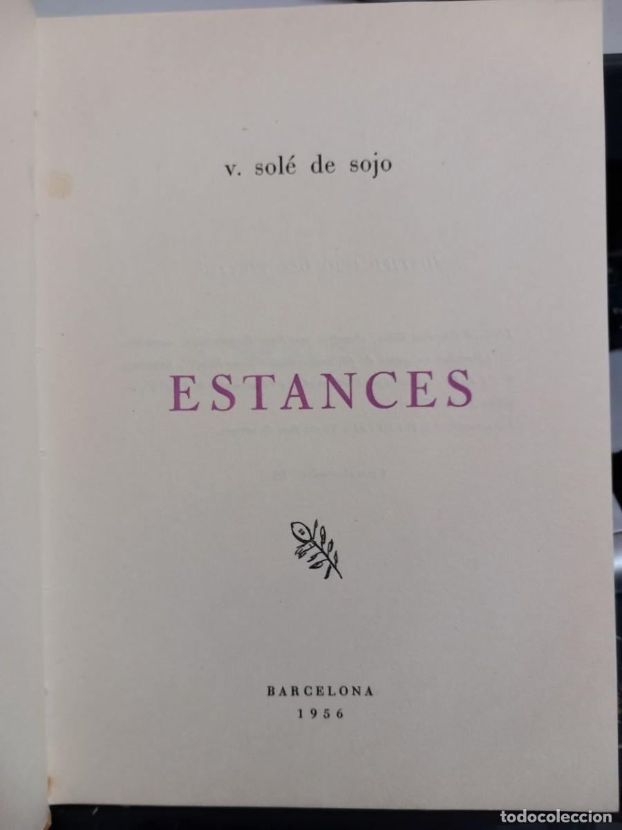Libros: Estances. - SOL&Eacute; DE SOJO, V.: - Foto 4