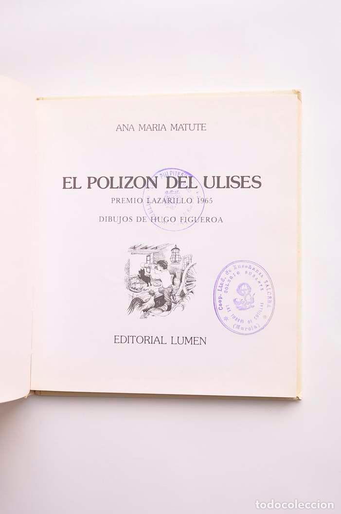 Libros: El poliz&oacute;n del Ulises - MATUTE, Ana Mar&iacute;a - Foto 2