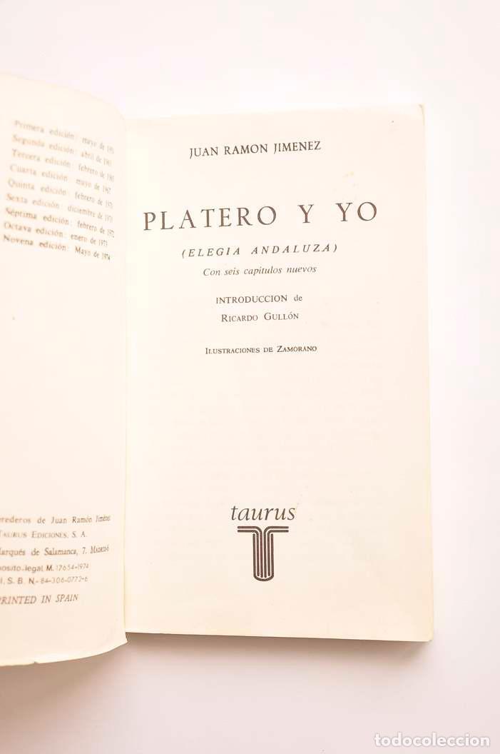 Libros: Platero y yo : eleg&iacute;a andaluza - JIM&Eacute;NEZ, Juan Ram&oacute;n - Foto 2