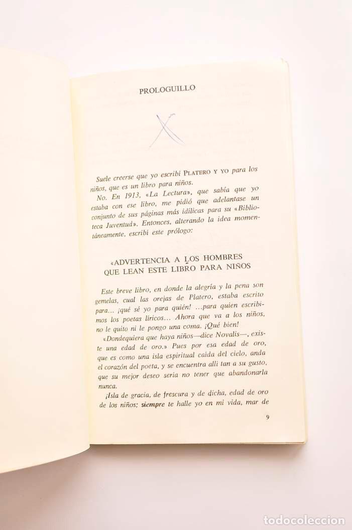 Libros: Platero y yo : eleg&iacute;a andaluza - JIM&Eacute;NEZ, Juan Ram&oacute;n - Foto 5