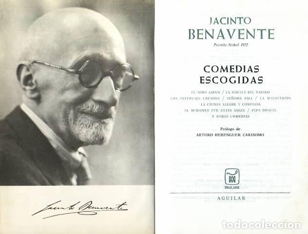 Libros: BENAVENTE, Jacinto.- - Comedias escogidas. - Foto 1