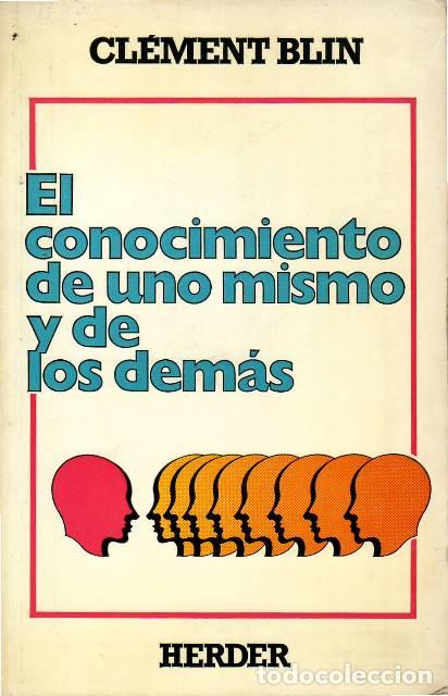 Libros: BLIN, Clemente.- - El conocimiento de uno mismo y de los dem&aacute;s. Autoayuda. - Foto 1