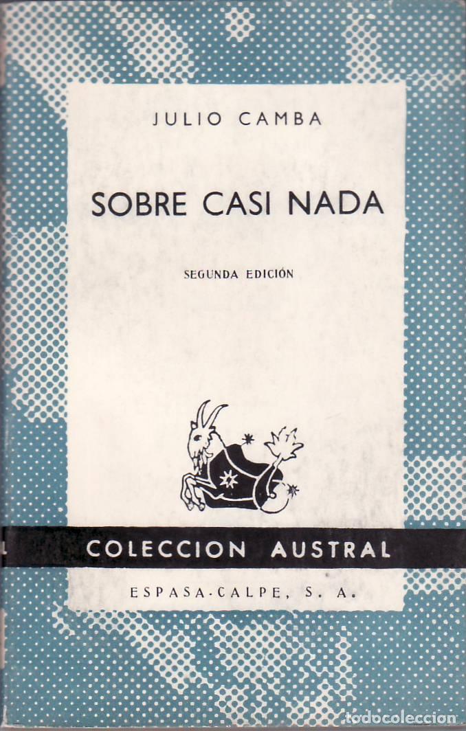 Libros: CAMBA, Julio.- - Sobre casi nada. - Foto 1