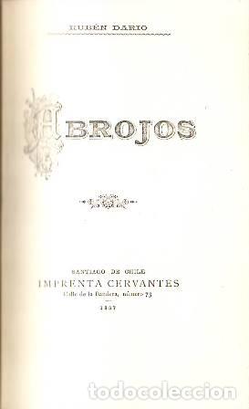 Libros: DAR&Iacute;O, Rub&eacute;n.- - Abrojos. - Foto 1