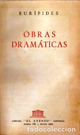 Libros: EUR&Iacute;PIDES.- - Obras dram&aacute;ticas. - Foto 1