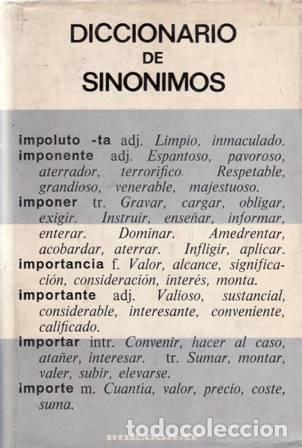 Libros: GILI GAYA, Samuel.- - Diccionario de Sin&oacute;nimos. - Foto 1