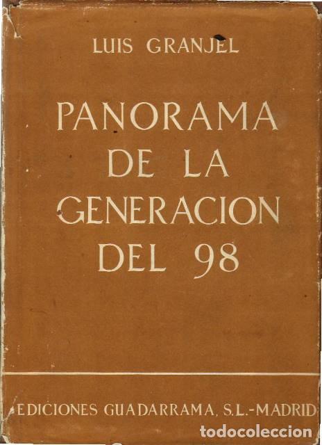 Libros: GRANJEL, Luis. S.- - Panorama de la generaci&oacute;n del 98. - Foto 1